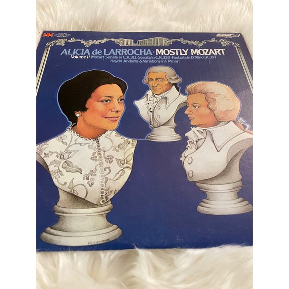 Vintage Classical Vinyl "Mostly Mozart" Alicia de Larocha Mozart Piano Concertos - Picture 13 of 13